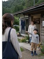 果樹園の奥の家